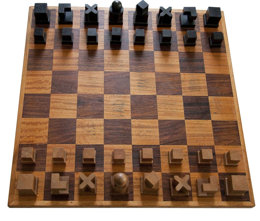 bauhaus chess board - Вневременная современность. Шахматы Йозефа Хартвига.
